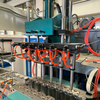80mm screw fully automatic servo hydraulic blow molding machine, 2 stations, 6 cavities, used to produce small bottles or small hollow plastic products