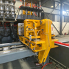 80mm screw fully automatic servo hydraulic blow molding machine, 2 stations, 6 cavities, used to produce small bottles or small hollow plastic products