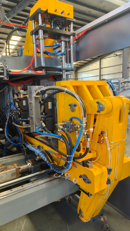 100 screw fully automatic servo fully hydraulic dual-station single ...