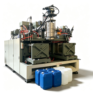 90 screw semi-automatic fully hydraulic dual-station single-chamber blow molding machine, can produce plastic barrels up to 20 liters
